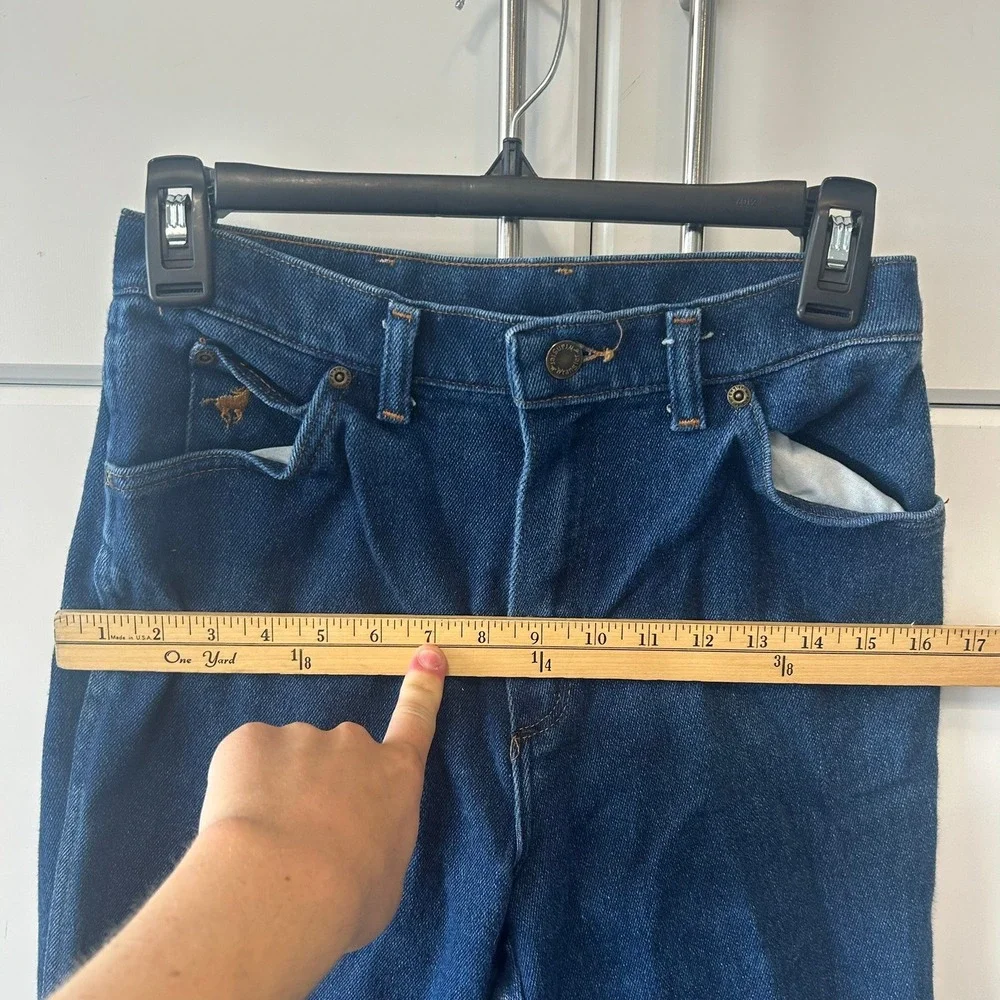 Wrangler Vintage Misses Regular Fit High Rise Straight Leg Jeans Blue MR920NA 10